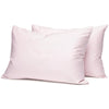 Blush Organic Pillowcases - Square Flower